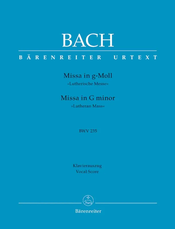 Billigare Bach, Johann Sebastian: Mass G minor BWV 235 ”Lutheran Mass 3”