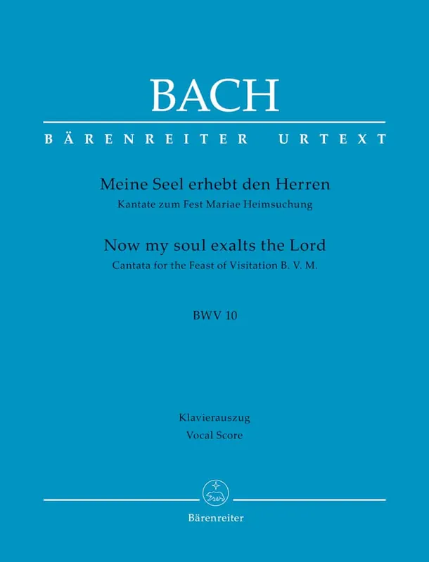 Kampanjpris Bach, Johann Sebastian: Now my soul exalts the Lord BWV 10 -Cantata for the Feast of Visitation B. V. M.-