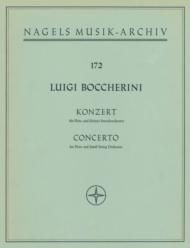 Kampanj Boccherini, Luigi: Konzert für Flöte und Streicher D-Dur op. 27 -Flötenkonzert-