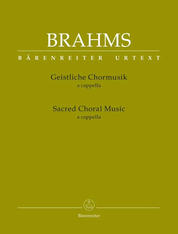 Reapris Brahms, Johannes: Sacred Choral Music For choir a cappella