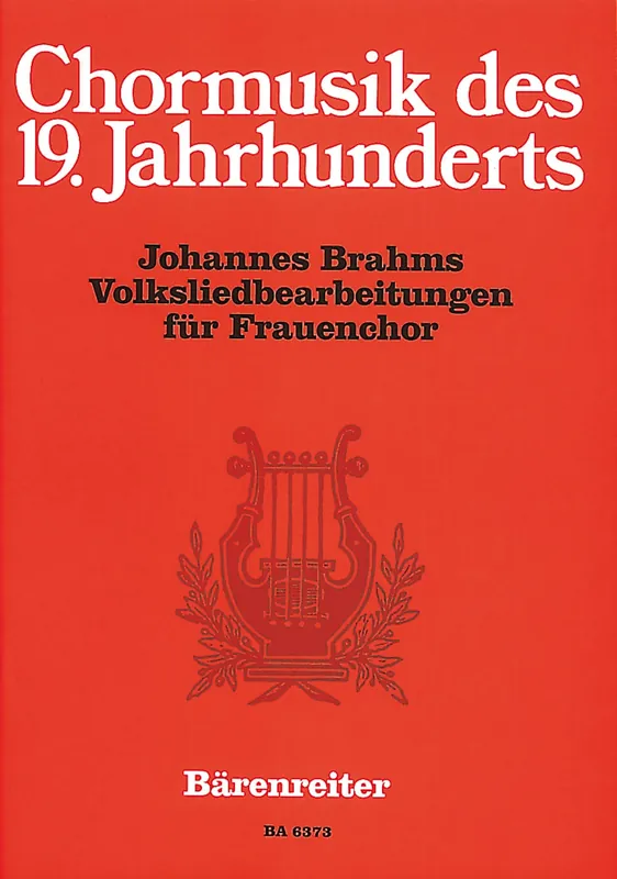 Brahms, Johannes: Volksliedbearbeitungen für Frauenchor Utförsäljning