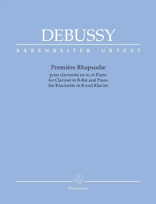 Debussy, Claude: Première Rhapsodie for Clarinet in B-flat and Piano Köp nu