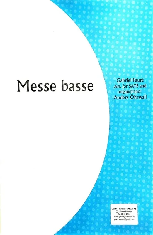 Fauré – Messe basse (SATB) Fri frakt