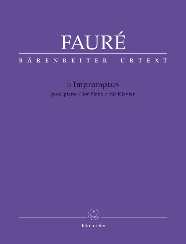 Fauré, Gabriel: 5 Impromptus for Piano Köp online