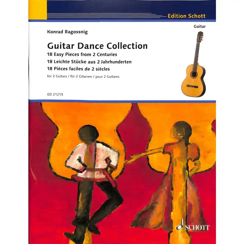 Endast denna vecka Guitar Dance Collection (18 Easy Pieces from 2 Centuries for 2 Guitars, intermediate)