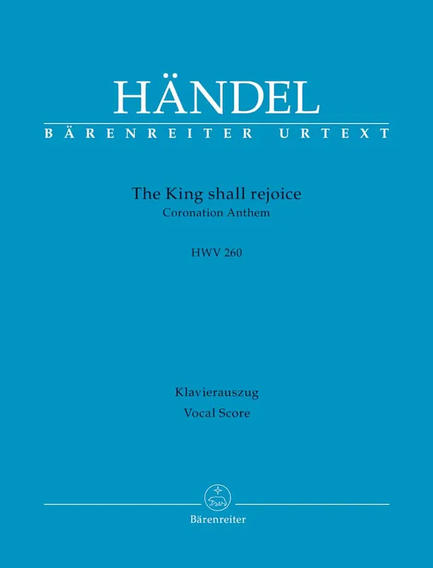 Säker betalning Handel, George Frideric: The King shall rejoice HWV 260 -Coronation Anthem-