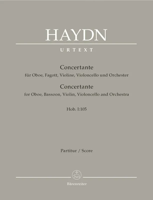 Haydn, Joseph: Concertante für Oboe, Fagott, Violone, Violoncello und Orchester Hob. I:105 Populär