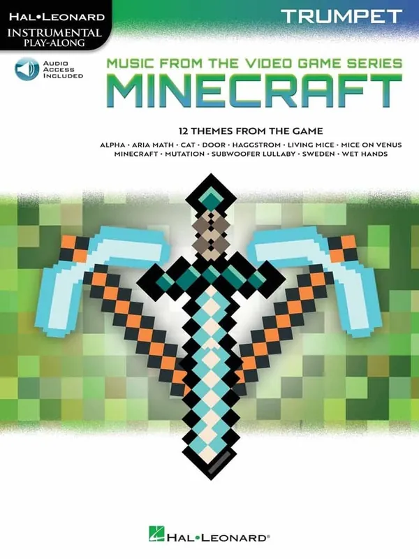Minecraft – Music from the Video Game Series trumpet playalong (Bok + online audio access) Billigare