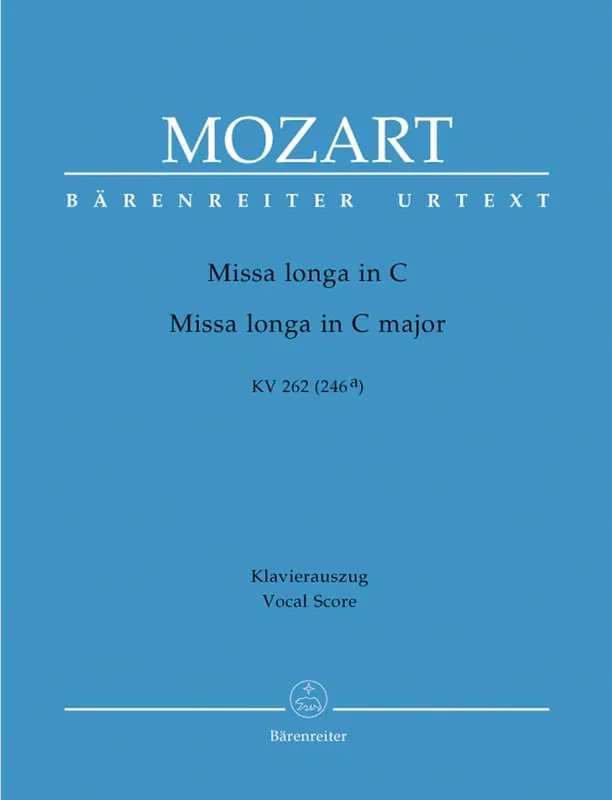 Mozart, Wolfgang Amadeus: Missa longa C major K. 262 (246a) Endast denna vecka